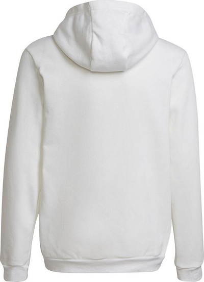 Bluzë me kapuç Adidas Entrada 22 Hoody Jr HG6303, për kalamaj, e bardhë