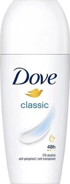 Dezodorant roll on Dove Classic Fresh, antiperspirant, 50ml, set 3 copë