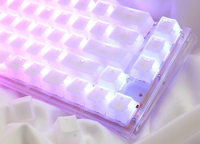 Tastierë Ducky One 3 SF, 65%, Gateron Baby Kangaroo, e bardhë