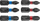 Set bitash IMPACT Graphite 56H540, PH PZ, 25 mm, 6 copë