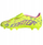 Çizme futbolli adidas Predator League FT FG Jr JP9837, për bar të gjallë, për kalamaj, të verdha