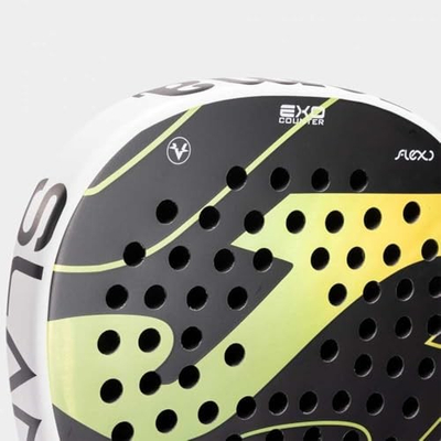 Raketë padeli Joma Slam Flex 2.0, 355 g, diamant, e gjelbër e bardhë