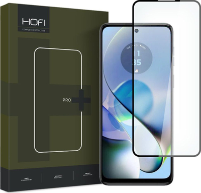 Xham mbrojtës HOFI PRO+, Motorola Moto G54 Power Edition G14 G54 G73, tempered glass, me kornizë të zezë