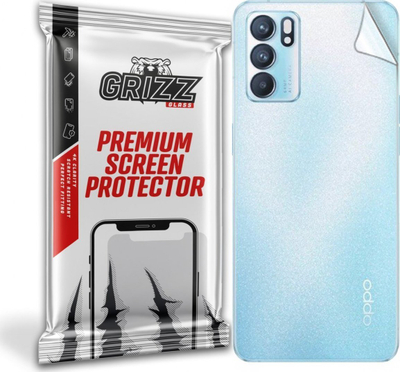 Folje mbrojtëse GrizzGlass për mrapa të telefonit Oppo Reno 6 5G, SatinSkin, transparente