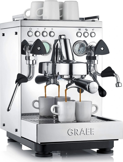 Makina espresso Graef Estessa 461500, 2.5L, portafilter 58mm, argjendtë