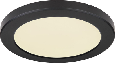 Plafonierë LED Globo Lasse 12379-18B, rrethore, e zezë