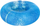 Lodër spirale plastike Mega Creative 510770, elastike, transparente, blu