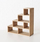 Raft druri Boltze “Standing Wooden Shelf”, 55x55 cm, dru bredhi, ngjyrë natyrale