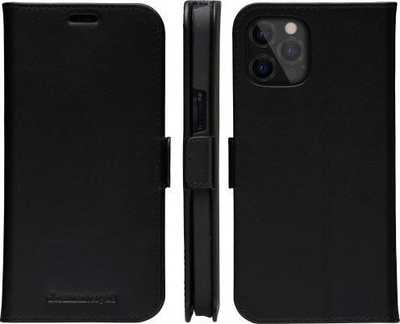 Mbrojtëse telefoni Dbramante1928 Copenhagen Slim, për iPhone 12 Mini 5.4", lëkurë natyrale, e zezë