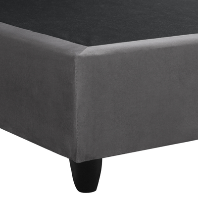 Shtrat dopio Malena HM638.10, kadife, 150x200 cm, gri