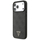 Kapak telefoni Guess 4G me rrip Triangle Logo MagSafe për iPhone 17 Pro Max, i zi