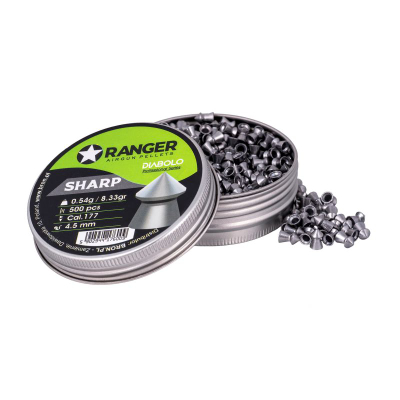 Fishekë ajri Ranger Diabolo Sharp, 4.5 mm, 0.54 g, 500 copë