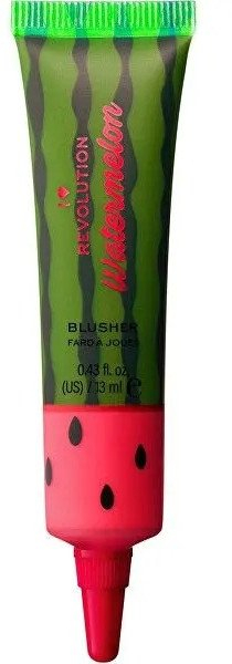 Blush i lëngshëm I Heart Revolution Watermelon Dewy Tint Juicy, efekt i njomë, pamje natyrale, rozë