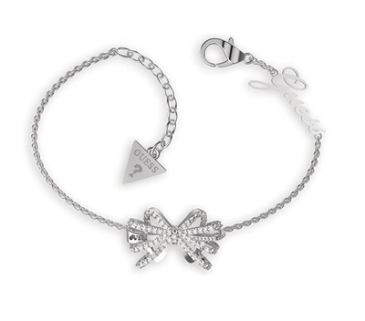 Byzylyk për femra Guess A-Bow You JUBB01327JWRH, i argjendtë