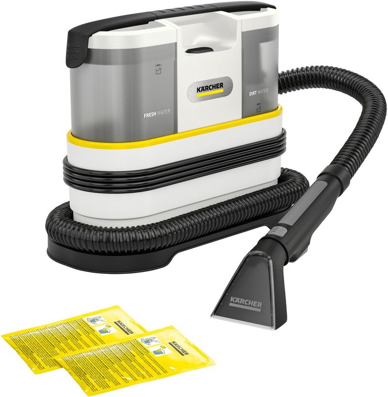 Pastrues qilimash me ujë Karcher SE 2 Spot Pure, 4L, 1200W, gri e bardhë