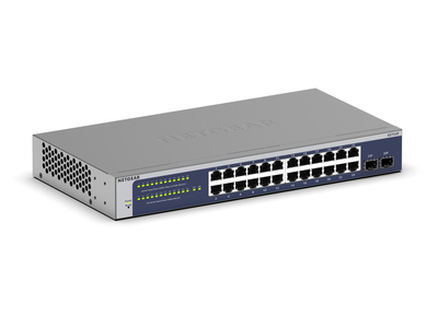 Switch i menaxhuar Netgear GS724Tv6, 26 porte, Gigabit, blu