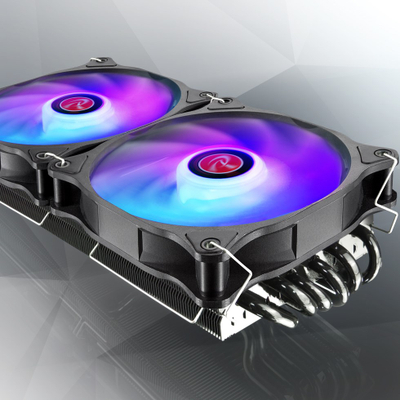 PC вентилатори Raijintek EOS 12 RBW ADD, 120 mm, сет 2 парчиња со хаб и далечински управувач, со RGB, црни