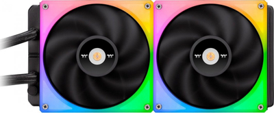 Ftohës uji AIO Thermaltake TOUGHLIQUID Ultra 280 RGB, 280mm, ekran LCD 2.1", i zi