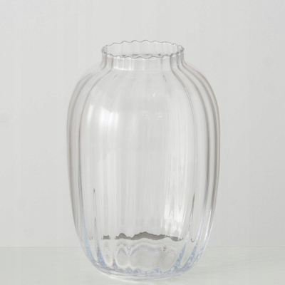 Vazo Boltze Home Processo, xham, 20 x 20 x 28 cm, transparente
