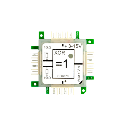 Modul logjik ALLNET BrickRknowledge XOR CD4070, 3–15V, për mësim elektronik