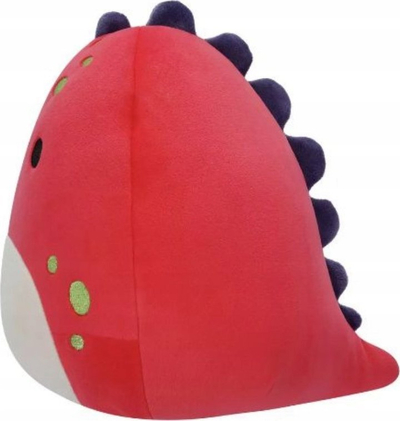 Lodër pelushi Squishmallows Dolan Red Dino, 7.5", 20 cm, e kuqe