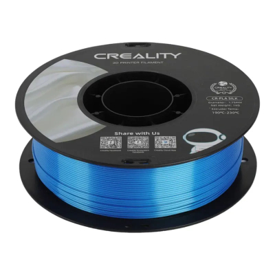 Filament 3D Creality CR-PLA Silk, 1.75mm, 1kg, blu metalik