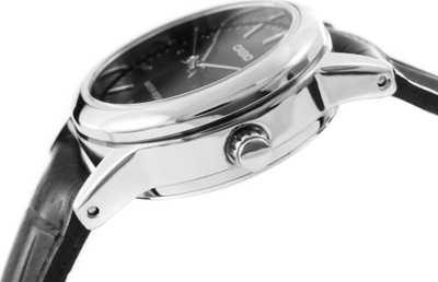 Orë dore Casio LTP-V002L-1A, për femra, analog, e zezë