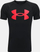 Bluzë sportive për djem Under Armour UA Tech, mëngë të shkurtra, tharje e shpejtë, e zezë