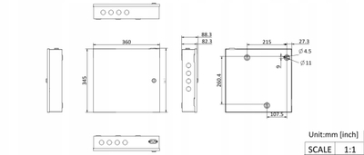 Kontrollues aksesi Hikvision DS-K2622X, 2 dyer, TCP/IP, gri