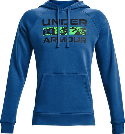 Duks per mëshkuj Under Armour Rival Fleece Signature, XL, i kaltër