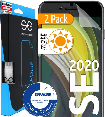 Mbrojtëse ekrani Smart Engineered SE0 F0102 0123 20 M, për iPhone SE 2020, mat, transparente