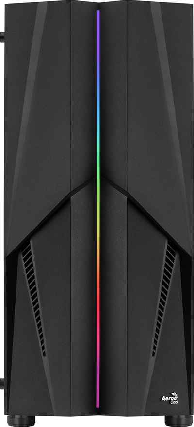 Kullë kompjuteri Aerocool Mecha ACCM-PV28013.11, xham i temperuar, RGB, e zezë