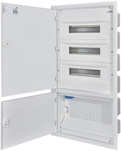 Bornehibrid ETI ERP18-5-3V, 3x18 module, IP40, e bardhë