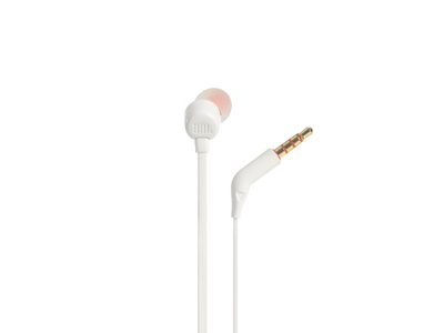 Dëgjuese JBL Tune 110, me kabllo, të bardha