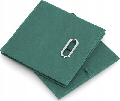 Kuti organizuese Zeller Present 14138, fleece, me doreza metalike, petrol