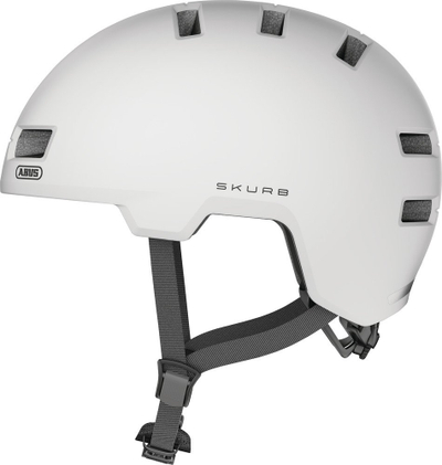 Helmetë urbane Abus Skurb, madhësia M, e bardhë perlë