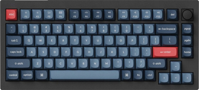 Tastierë Keychron V1 Max Gateron Banana Switch Belaidė, e zezë