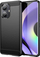 Mbrojtëse telefoni Hurtel Carbon Case për Realme 10 Pro, silikon i butë, karbon, e zezë