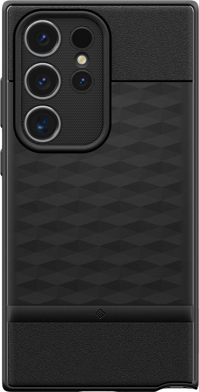 Mbrojtëse telefoni Spigen Caseology Parallax, Samsung Galaxy S24 Ultra, profil i hollë, e zezë mat