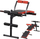 Stol palestrë Activeshop Incline Training Bench, i rregullueshëm, për bark dhe shpinë, i zi e kuq