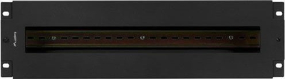 Panel shpërndarës energjie Lanberg 3U 19", TS-35 DIN, i zi