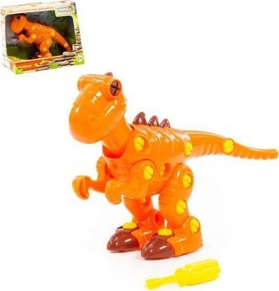 Lodër ndërtuese Wader Polesie Tyrannosaur, 40 copa, shumëngjyrëshe
