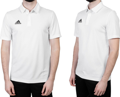 Bluzë polo Adidas Entrada 22 M HC5067, Aeroready, e bardhë
