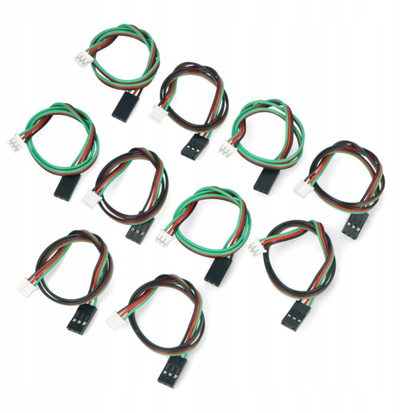 Kabllo lidhëse DFRobot Gravity, set 10 copë, 30 cm, 3-pin JST