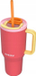 Termus tumbler Kambukka Rio, 950ml, çelik inox, Pink Papaya