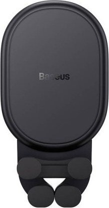 Mbajtëse gravitacionale për makinë Baseus Stable Gravitational Car Mount Pro, karikim wireless 15W, për grila ajri, e zezë
