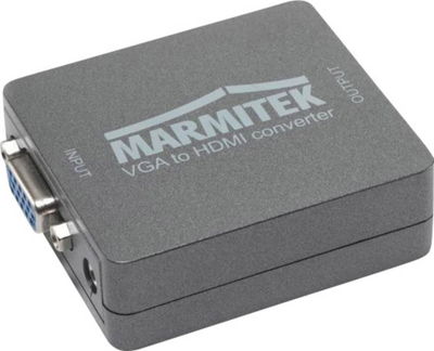 Видео конвертор Marmitek Connect VH51, VGA во HDMI, Full HD 1080p, сив