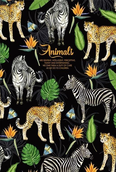 Fletore dekorative Fresh 145x197 / 80f, me print zebrash 