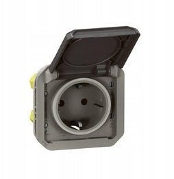 Prizë mbitavolinë Legrand Plexo New 069871L, tip F, IP55, antracit
