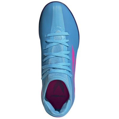Atlete futbolli Adidas X Ghosted .3 Junior Astro Turf, për kalamaj, për bar sintetik, blu